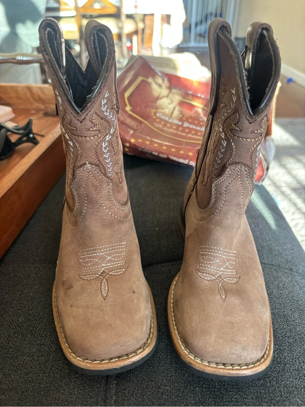 Caballo Dorado Brown Western Kids' Boot
